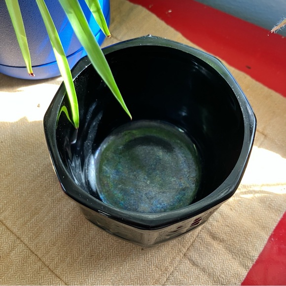 Black amethyst planter - Picture 4 of 4